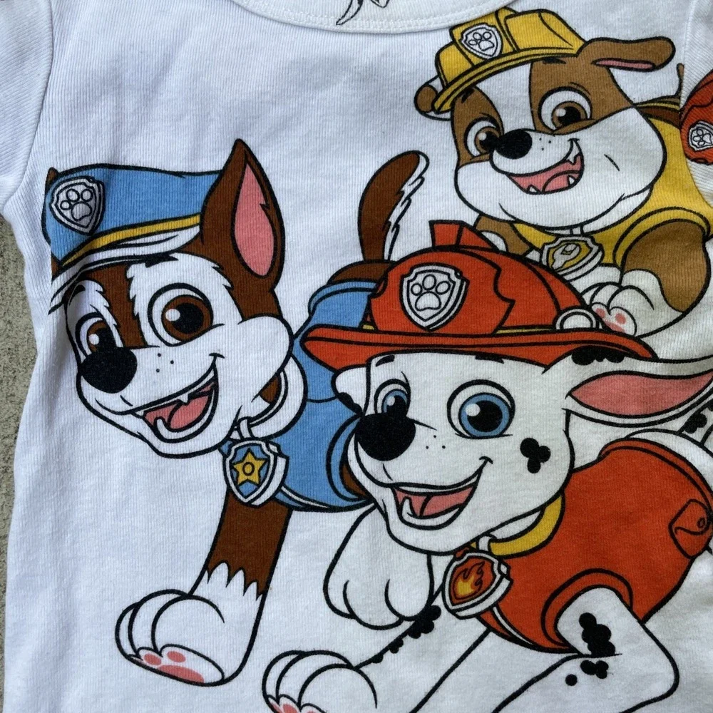 Boys Paw Patrol Sleep Shirt 3T Nickelodeon 2024 Viacom Multicolor Pajama Top